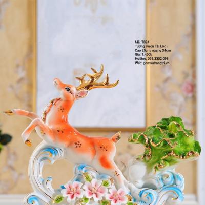 Tượng Hươu Tài Lộc